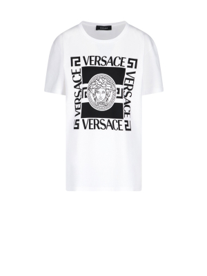 Versace Medusa Logo Printed T-shirt