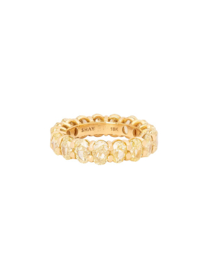 Yellow Diamond Eternity Band - Yellow Gold