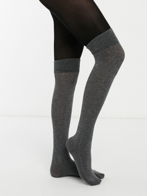 Jonathan Aston Gray Boot Sock Tights