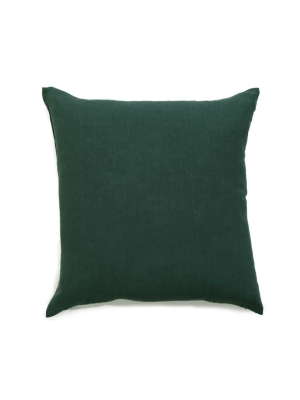 Simple Square Linen Pillow Pine