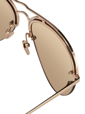 Linda Farrow 543 C3 Aviator Sunglasses