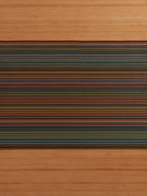 Chilewich ® Chroma Dark Striped Vinyl Placemat