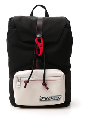 Alexander Mcqueen Logo Hooked Backpack