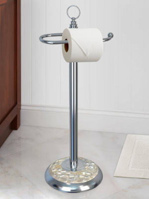 Freestanding Toilet Tissue Holder Chrome - Nu Steel