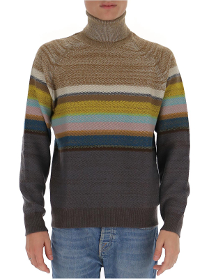 Missoni Striped Turtleneck Sweater