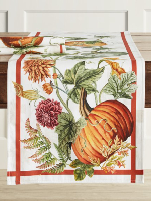 Harvest Pumpkin Patch Table Runner