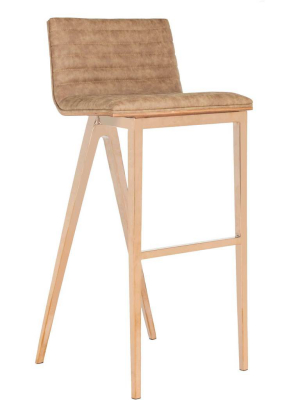 Mckayla Bar Stool Brown