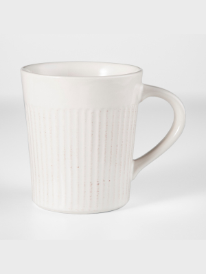 16oz Stoneware Harrison Mug White - Threshold™