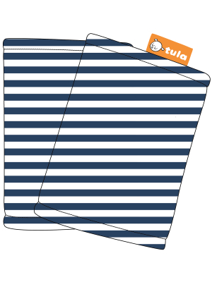 Navy Stripes - Tula Droola Strap Cover