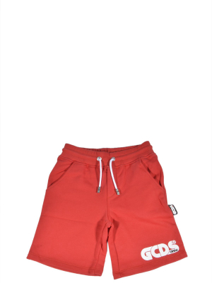 Gcds Kids Logo Print Track Shorts