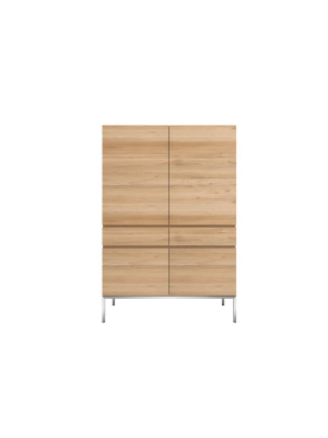 Oak Ligna Storage Cupboard In Various Colors