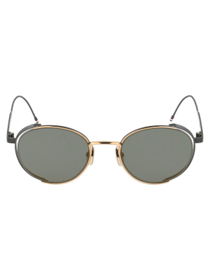 Thom Browne Eyewear Round Frame Sunglasses