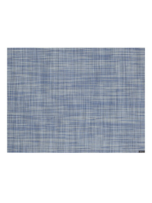 Chilewich Mini Basketweave Placemat, Chambray