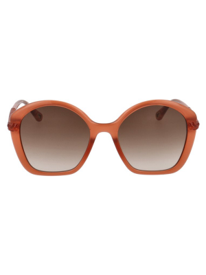 Chloé Eyewear Butterfly Frame Sunglasses