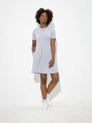 Ae Crew Neck Babydoll Dress