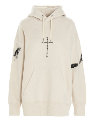 Givenchy Cross Printed Oversized Hoodie