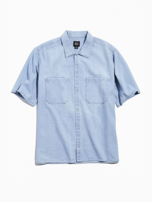 Bdg Denim Short Sleeve Snap Button-down Shirt