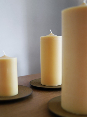 Rice Wax Block Candle - Medium