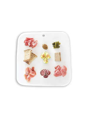 Tina Frey Square Charcuterie Board (white)