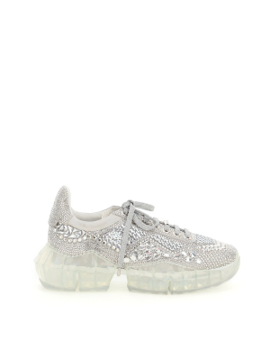 Jimmy Choo Crystal Diamond Sneakers