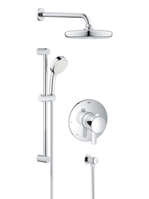 Grohe America, Inc. 35 051 1 Grohe 35 051 1 Europlus Shower Trim Package With Single Function Rain Shower Head