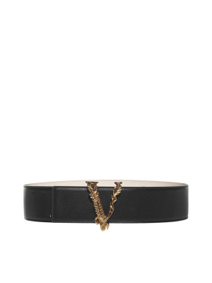 Versace Virtus Buckle Belt