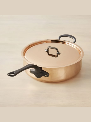 Mauviel M250c Copper Sauté Pan With Lid