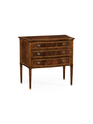 Mahogany Chest Of Drawers With Raised Base