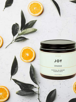 Joy Orange Essential Oil Bath Soaking Salts