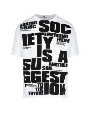 Junya Watanabe Text Print T-shirt