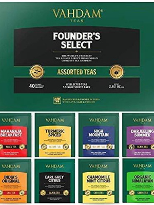 Founder's Select, Assorted Tea Bags | 8 Variants, 40 Tea Bags