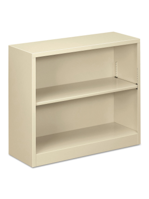 Alera Steel Bookcase 2-shelf 34.5"w X 12.63"d X 29"h Putty Bcm22935py