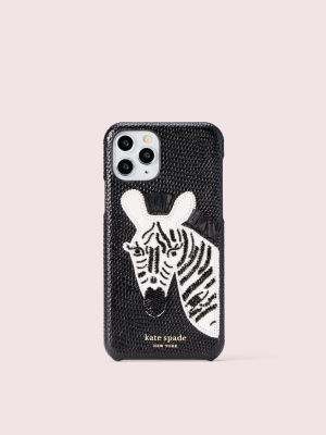 Beaded Zebra Iphone 11 Pro Case