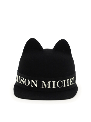 Maison Michel Jamie Logo Band Hat