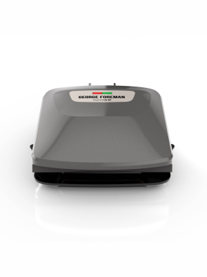 George Foreman Rapid Series 4-serving Indoor Grill And Panini Press - Silver