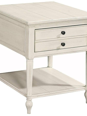 Alchemy Living Estate Home End Table - Ivory