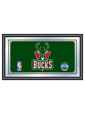 Milwaukee Bucks Team Logo Wall Mirror