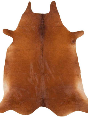 Cowhide Brown Area Rug