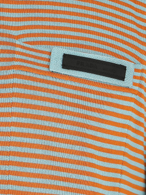 Prada Logo Striped T-shirt