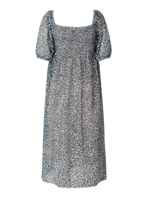 Judith Smocked Georgette Dress