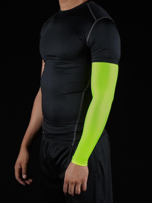 Solid Safety Yellow Arm Sleeve