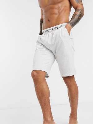 Polo Ralph Lauren Shorts In Gray With Waistband Logo