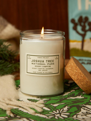 Joshua Tree Desert Campfire Candle