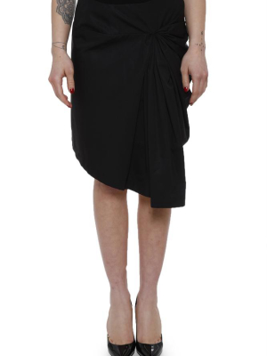 Givenchy Draped Asymmetric Skirt