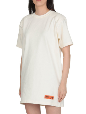 Heron Preston Logo Patch T-shirt Dress