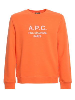 A.p.c. Rufus Logo Embroidered Sweatshirt