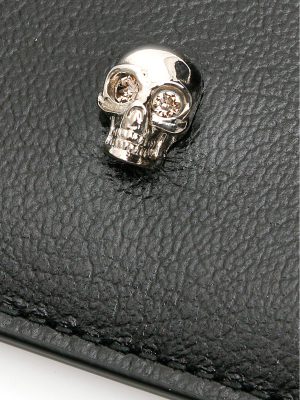 Alexander Mcqueen Skull Studded Cardholder