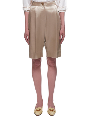 Satin Short-pants (rr113-khaki)