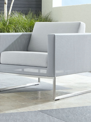 Dune Light Grey Lounge Chair With Sunbrella ® Cushions