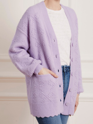 Bow Stitch Longline Cardigan